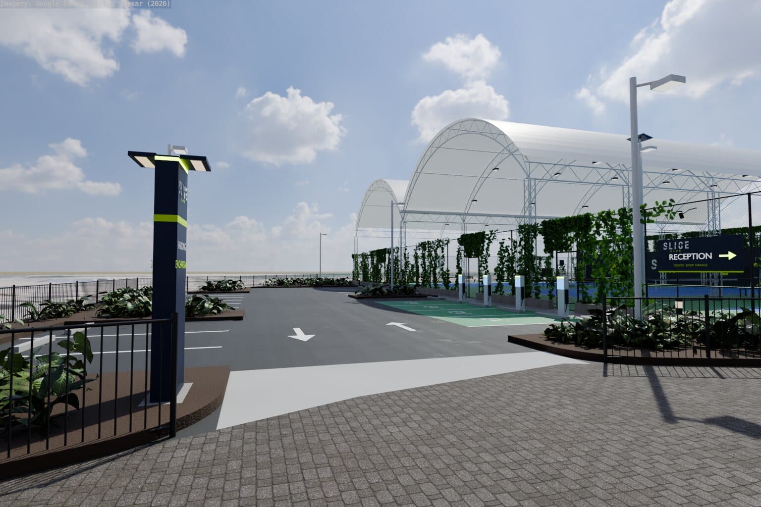 Car park entrance