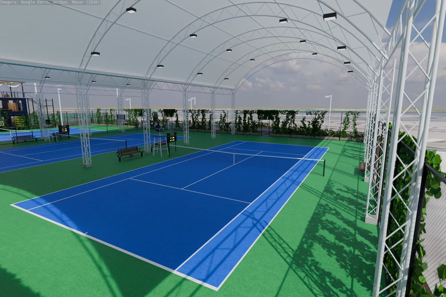 Court 1 from the corner