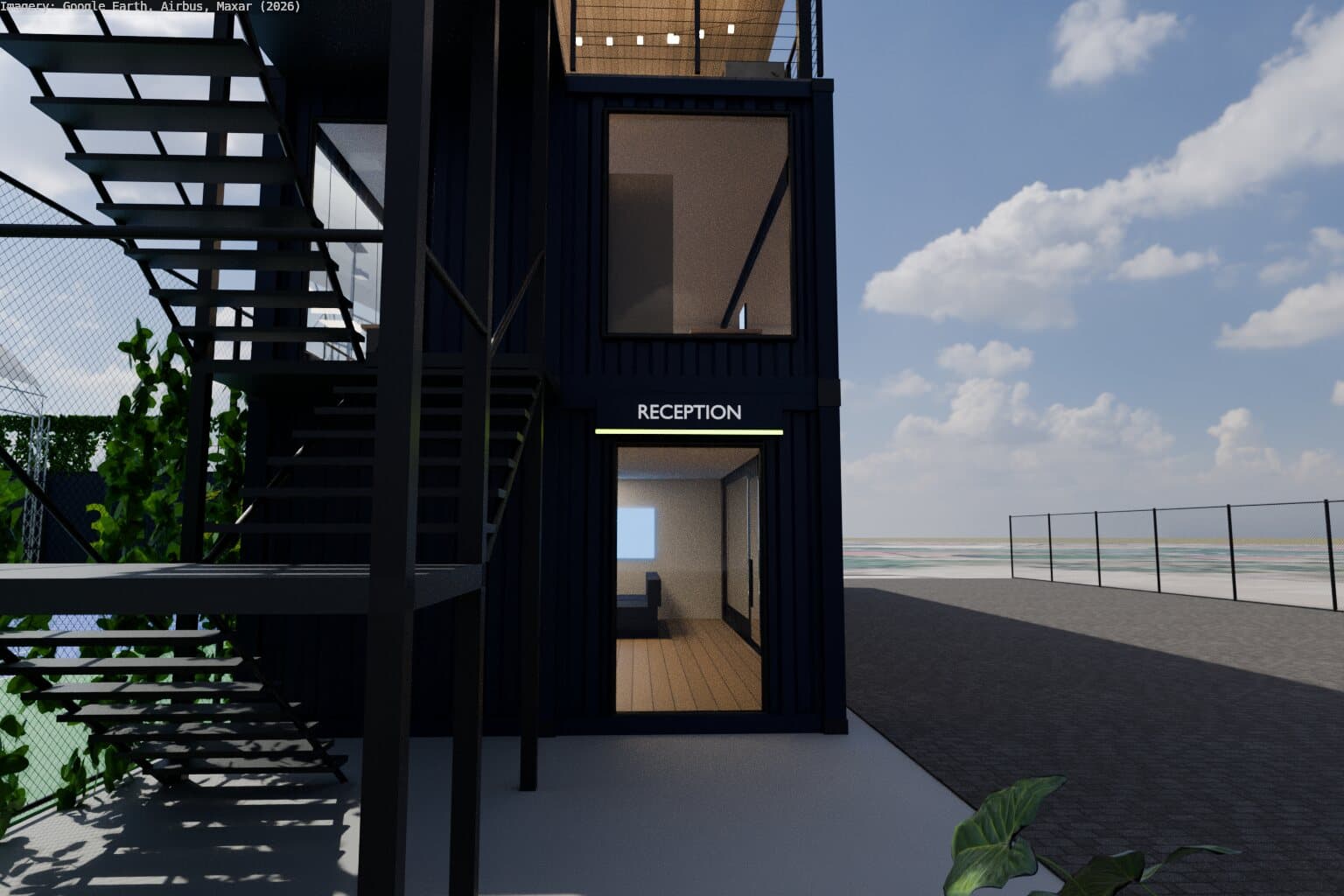 Reception entrance