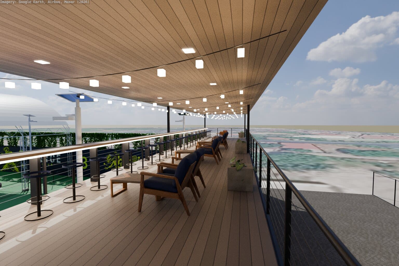 Rooftop terrace